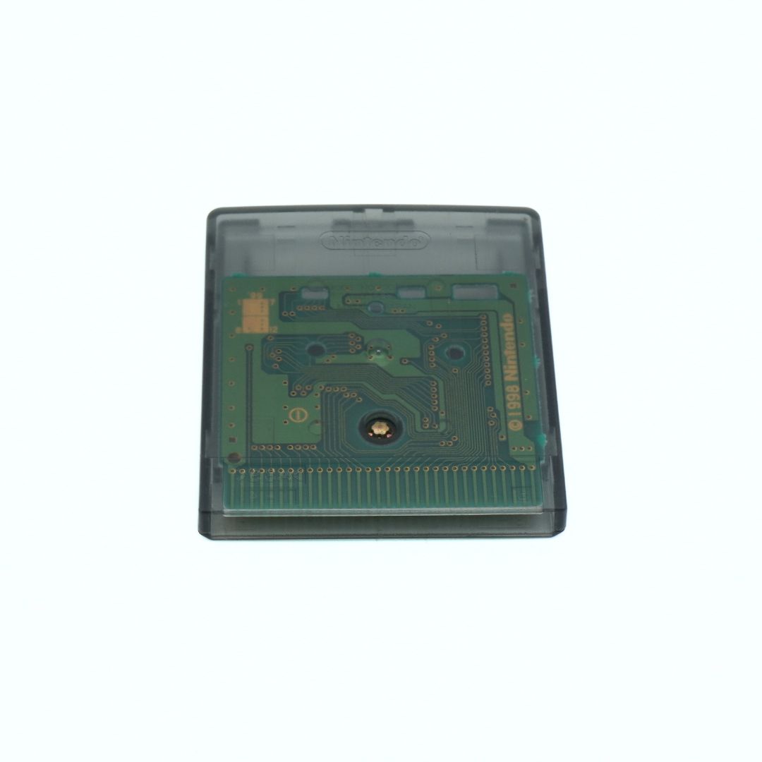 Electronic circuit board in a clear plastic case on a white background