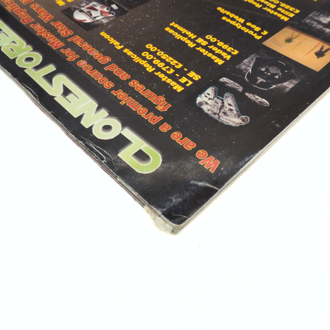 Wear to the spine of a June 2008 collectable magazine
