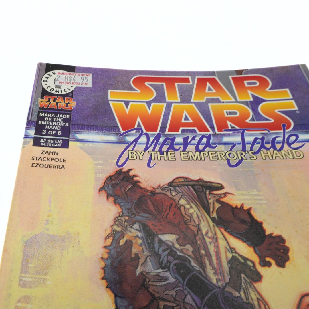 Comic book cover of 'Star Wars: Mara Jade by the Emperor's Hand' with character illustration on a white background