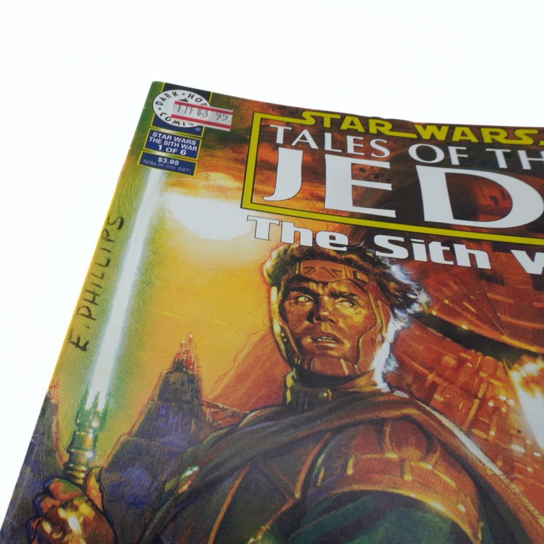 Star Wars comic book titled 'Tales of the Jedi: The Sith' on a white background