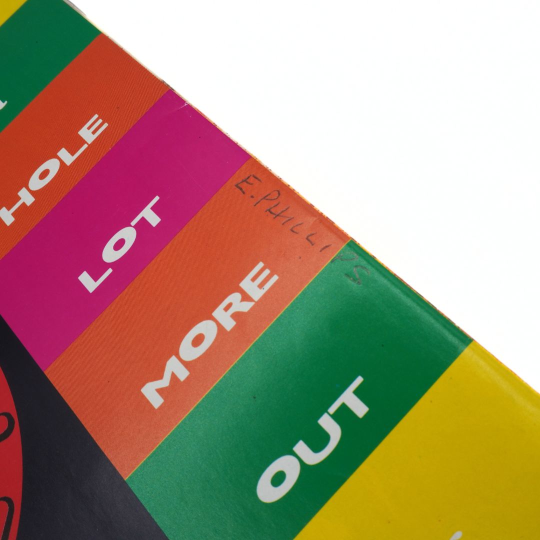 Colorful book cover with text on a white background