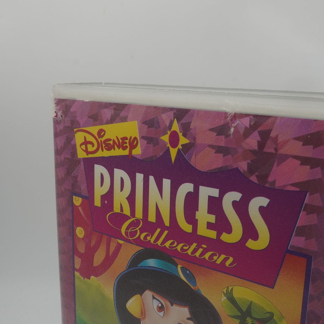 Disney Princess Collection book cover with a purple background and Disney logo.