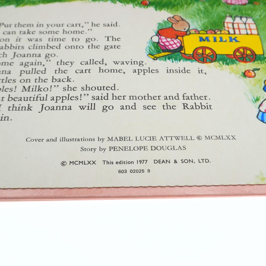 Copyright and branding information from the Penelope Douglas and Lucie Attwell book 'Read Me A Story'