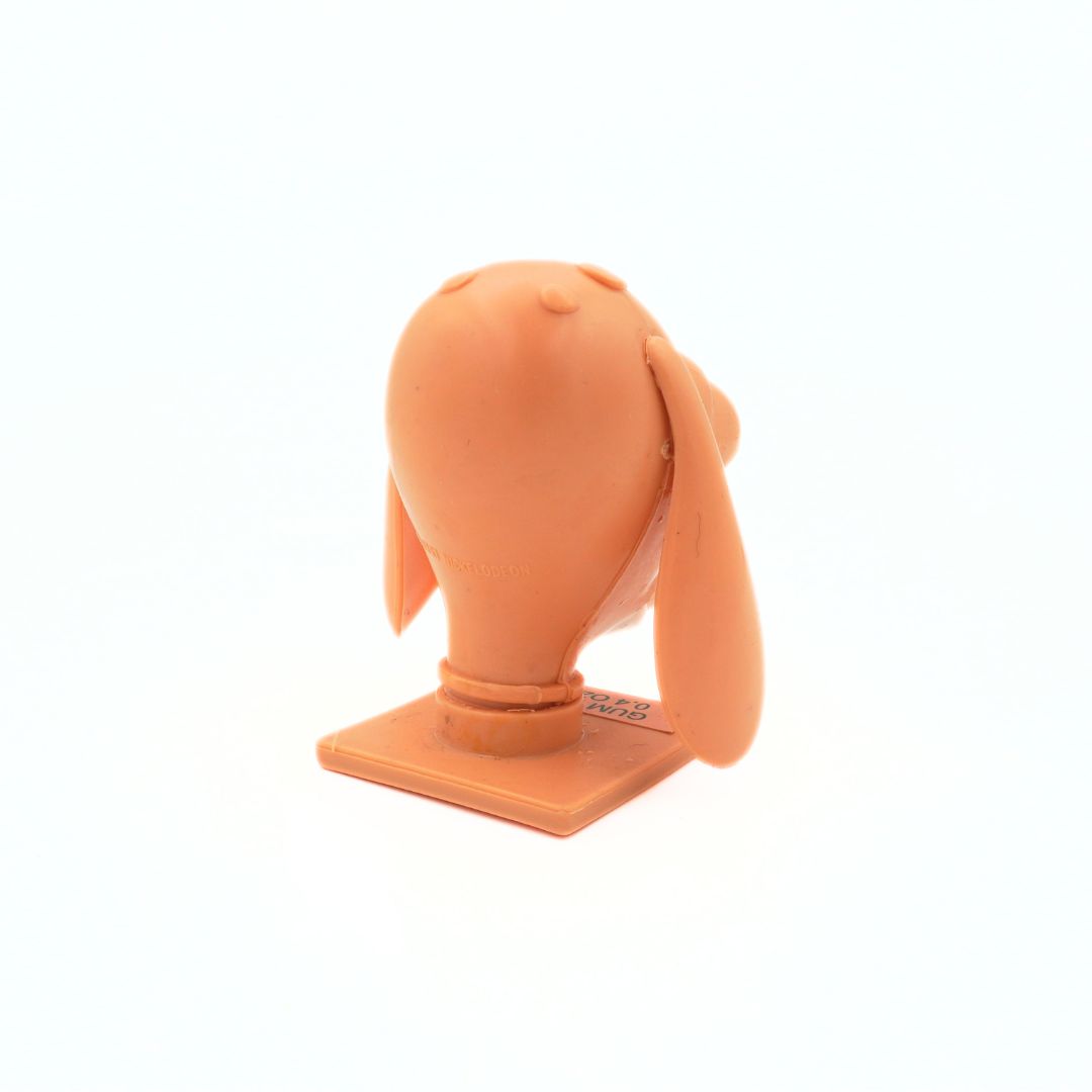 Photo of the back of a 1994 Ren & Stimpy Head candy holder