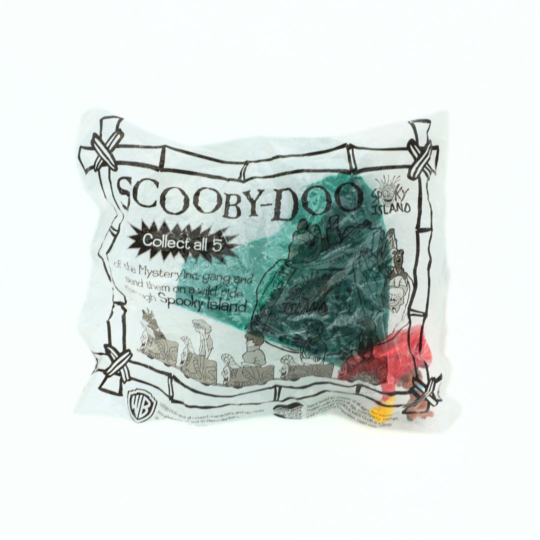 A vintage 2002 Scooby-Doo Scooby toy released by Hungry Jacks as a Kids Club toy
