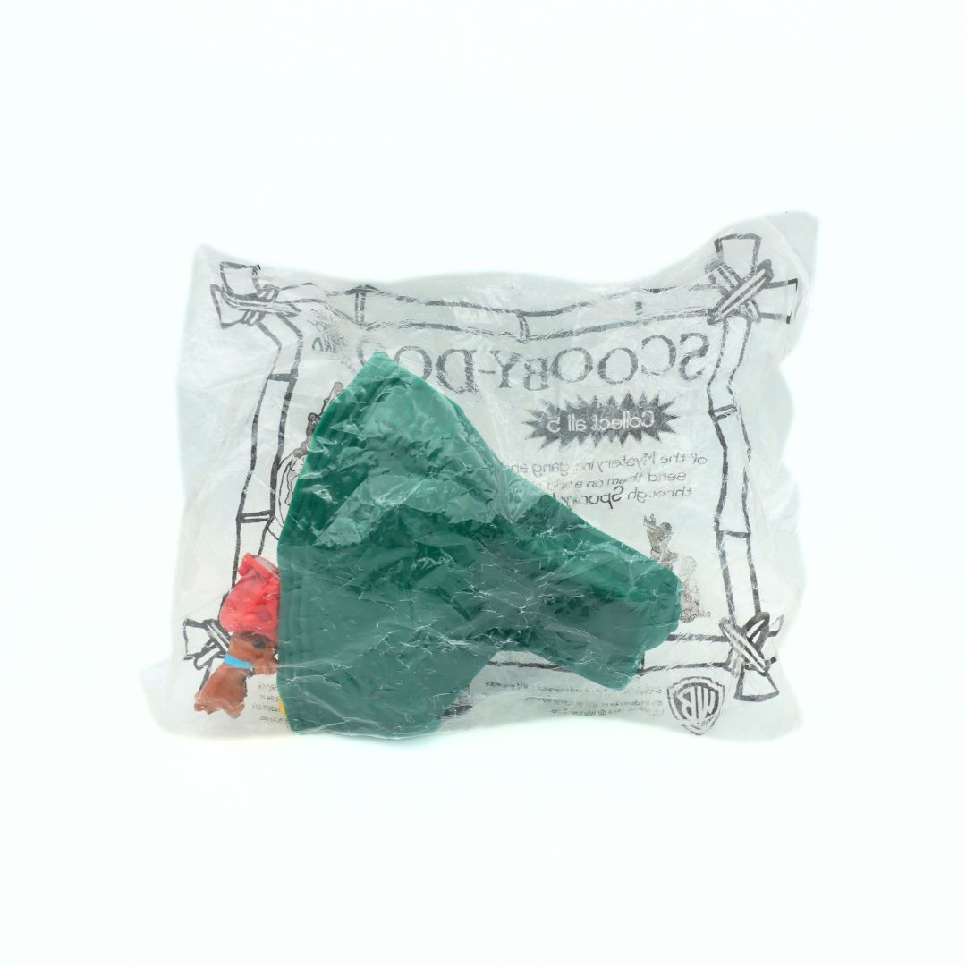 A vintage 2002 Scooby-Doo Scooby toy released by Hungry Jacks as a Kids Club toy
