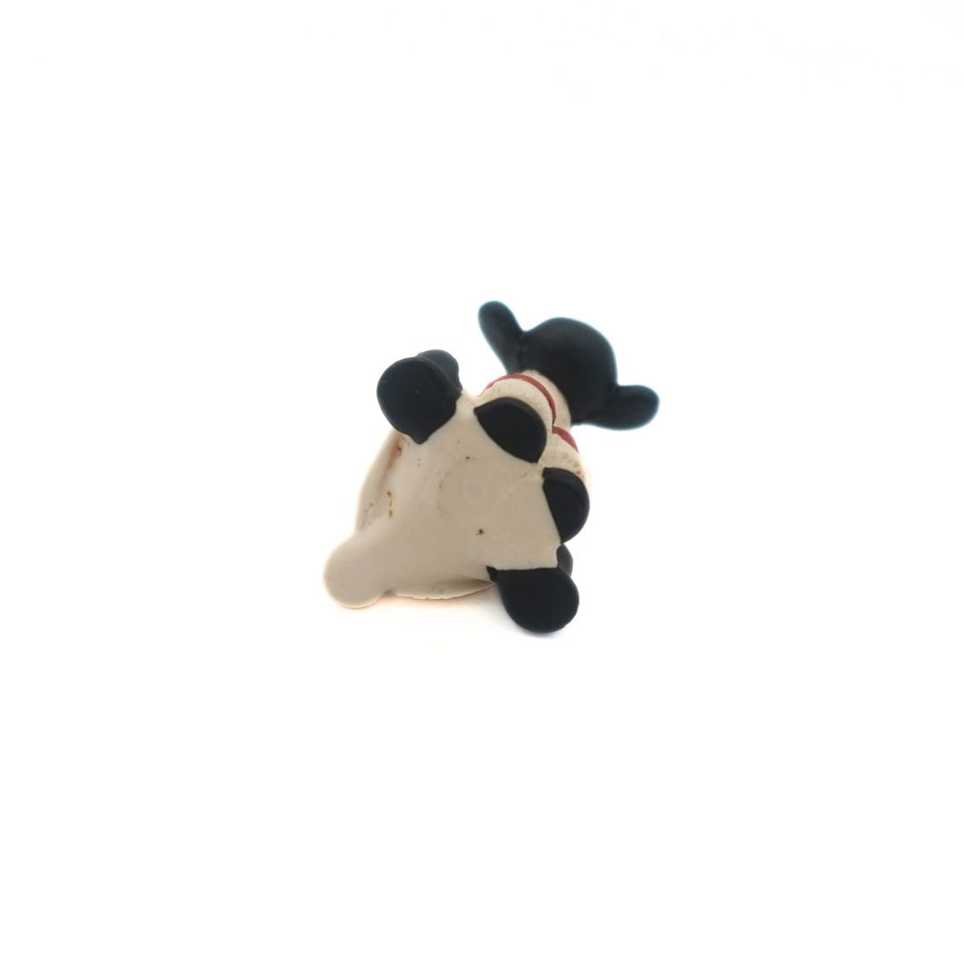 Underside of a vintage Shaun the Sheep mini figurine