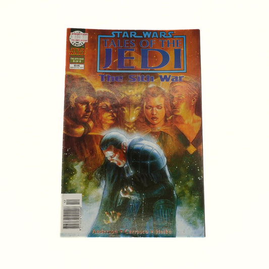 Comic book cover of 'Star Wars: Tales of the Jedi - The Sith War' on a white background