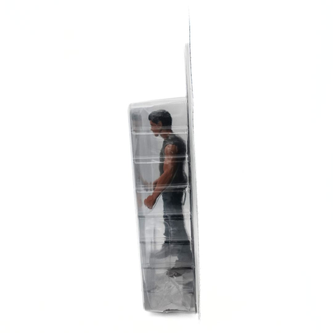 Side on photo of the Jacob Twilight Eclipse NECA figurine in its packaging