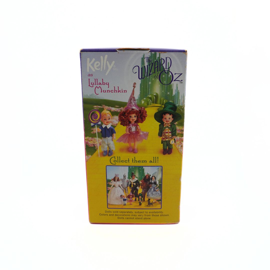 Back of the box of the Wizard of Oz Lullaby Munchkin toy, featuring the other toys in the collection