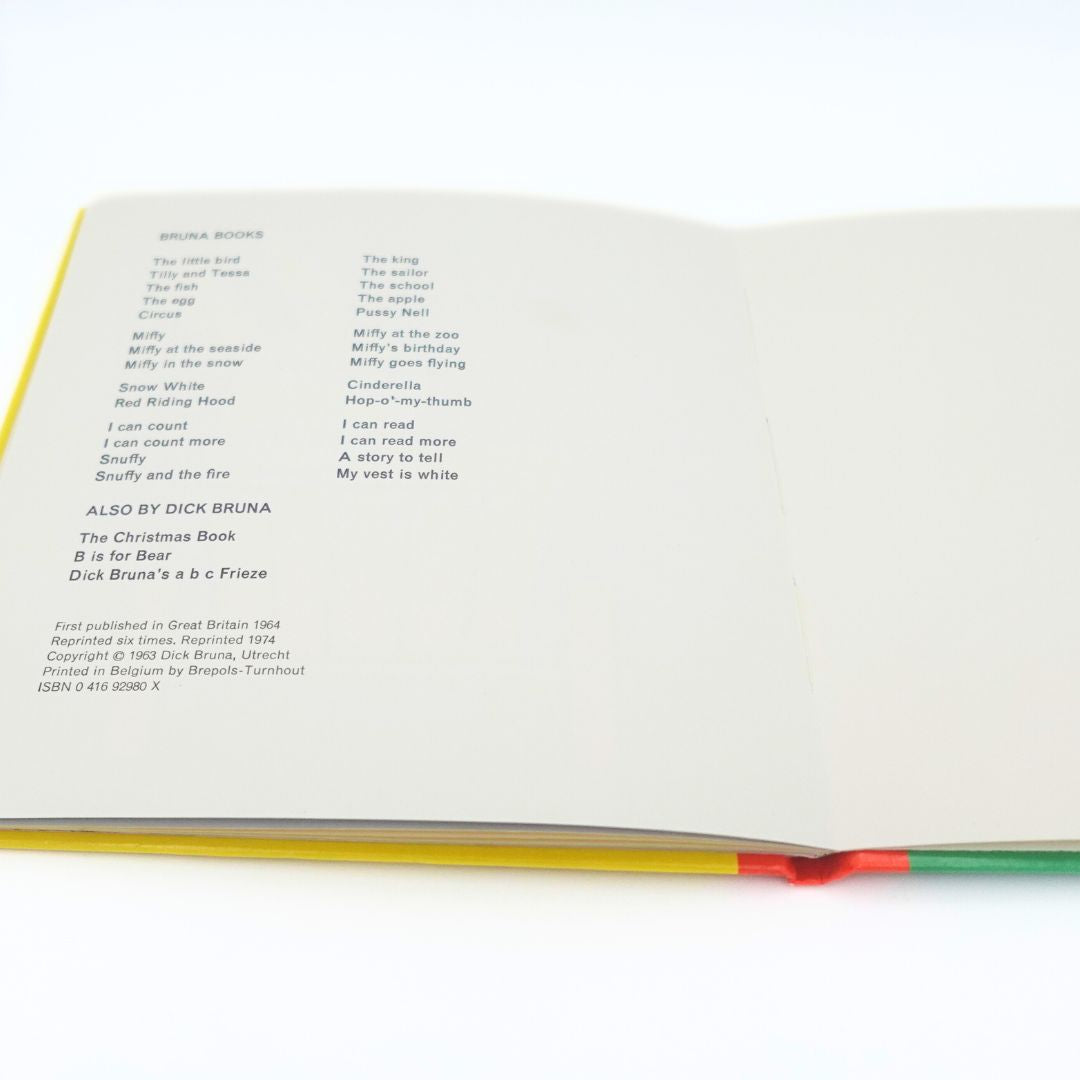 1974 Miffy at the Seaside Hardcover