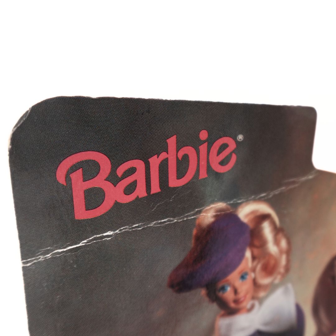 Cardback damage to the 1991 Barbie My First Fashions #4261 