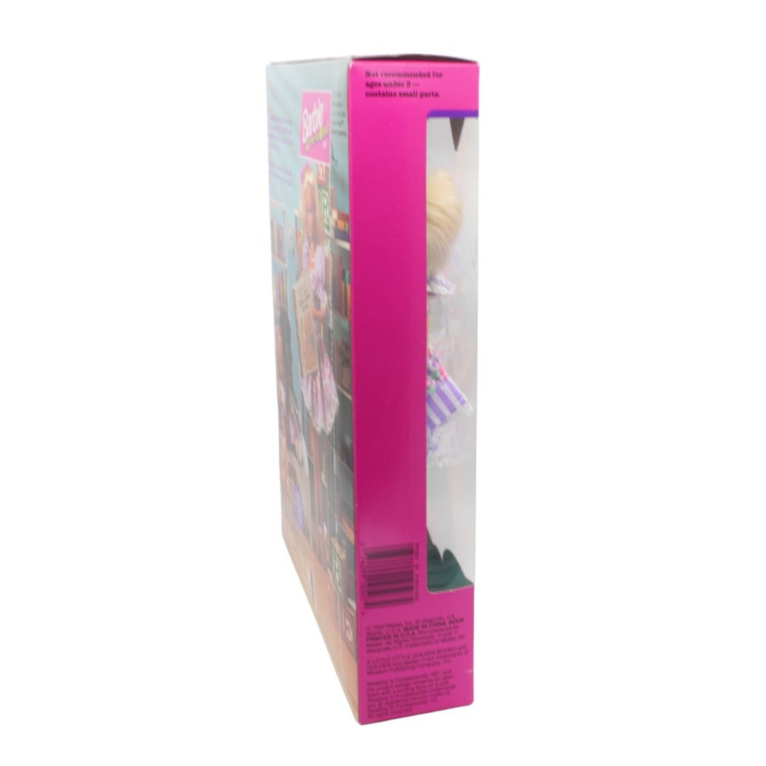 Product packaging with a pink and white design on a white background