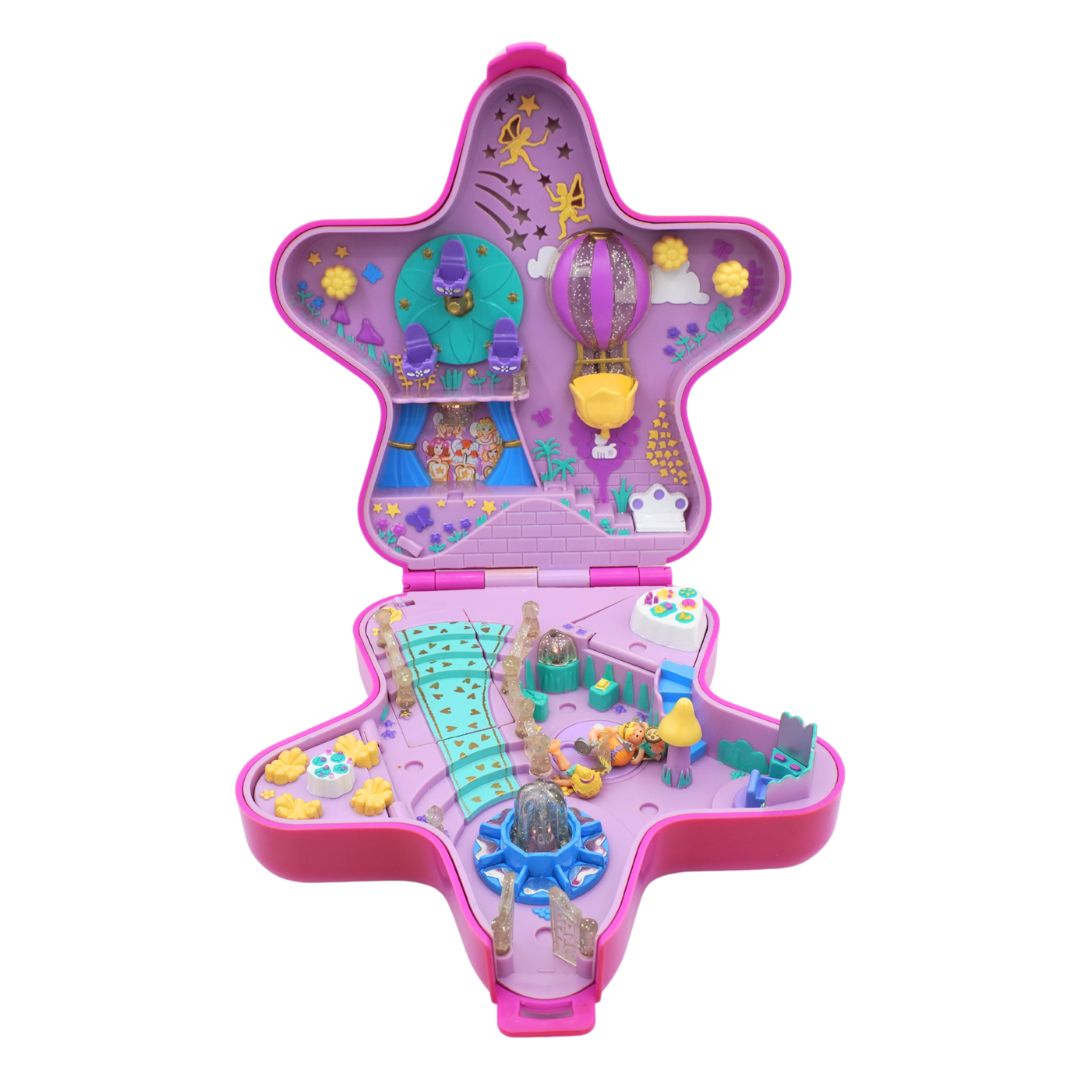Toy with a star-shaped design on a white background