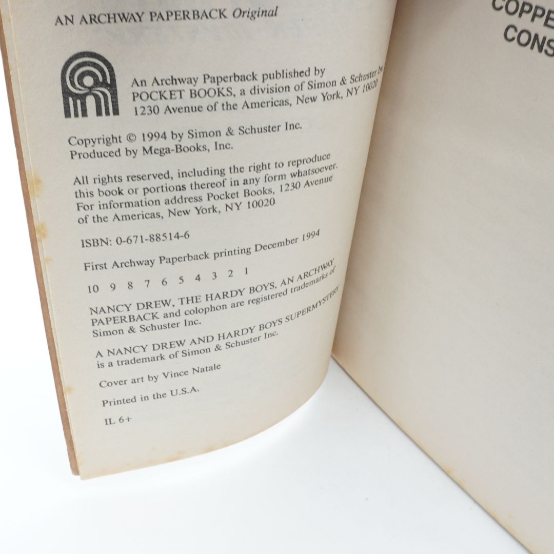 Back cover of a book with copyright and publishing information.