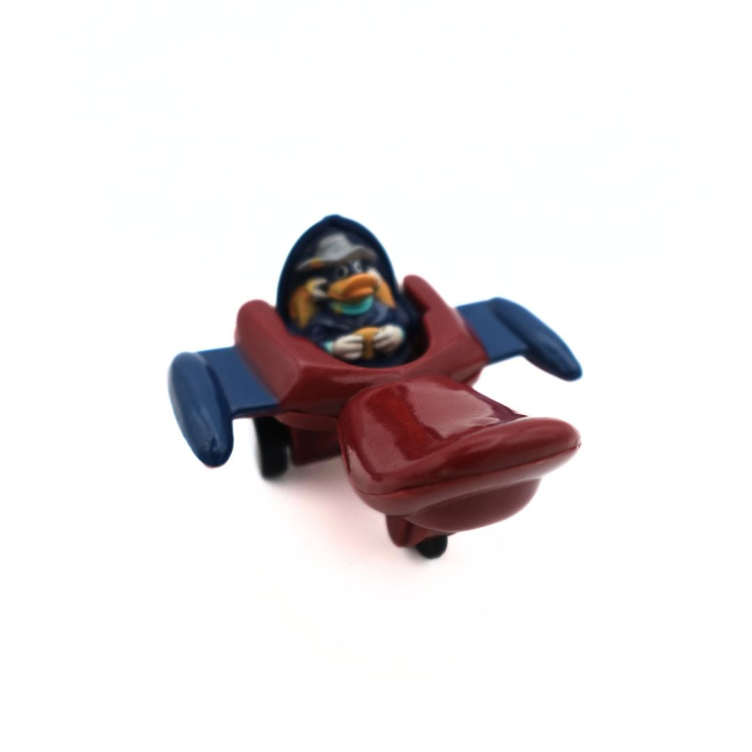 1994 Darkwing Duck toy piloting his Thunderquack