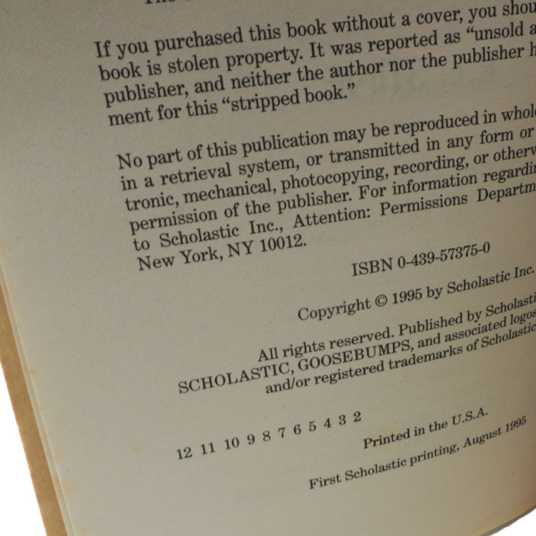 Publishing page of a book with copyright and ISBN information.
