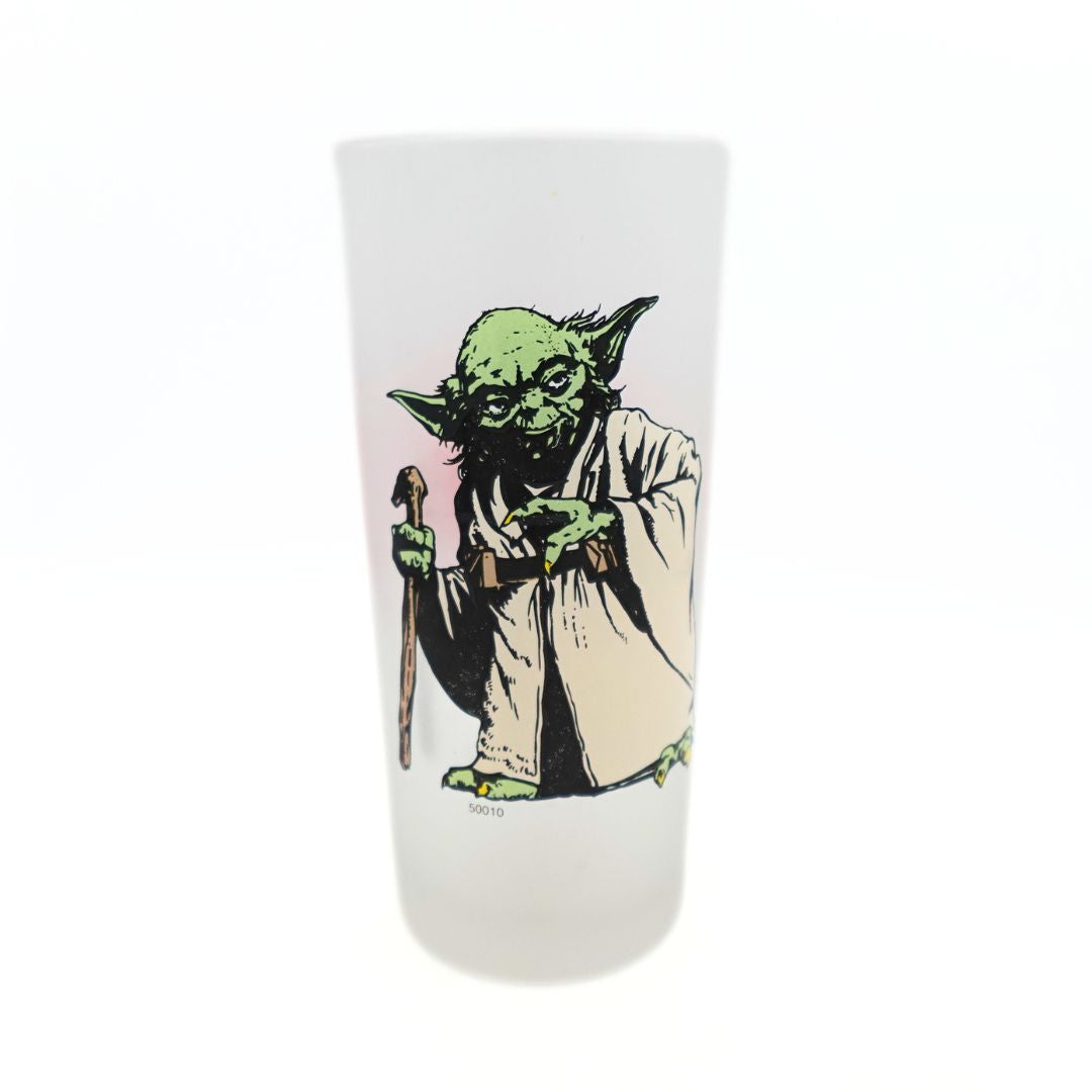 1996 Star Wars Frosted Yoda Glass