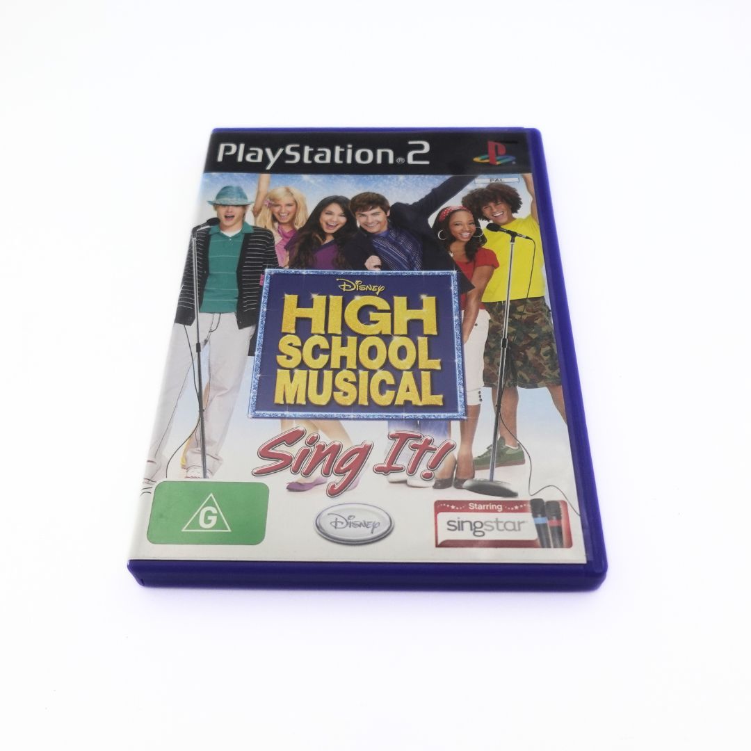 PS2 High School Musical Sing It! Singstar Game