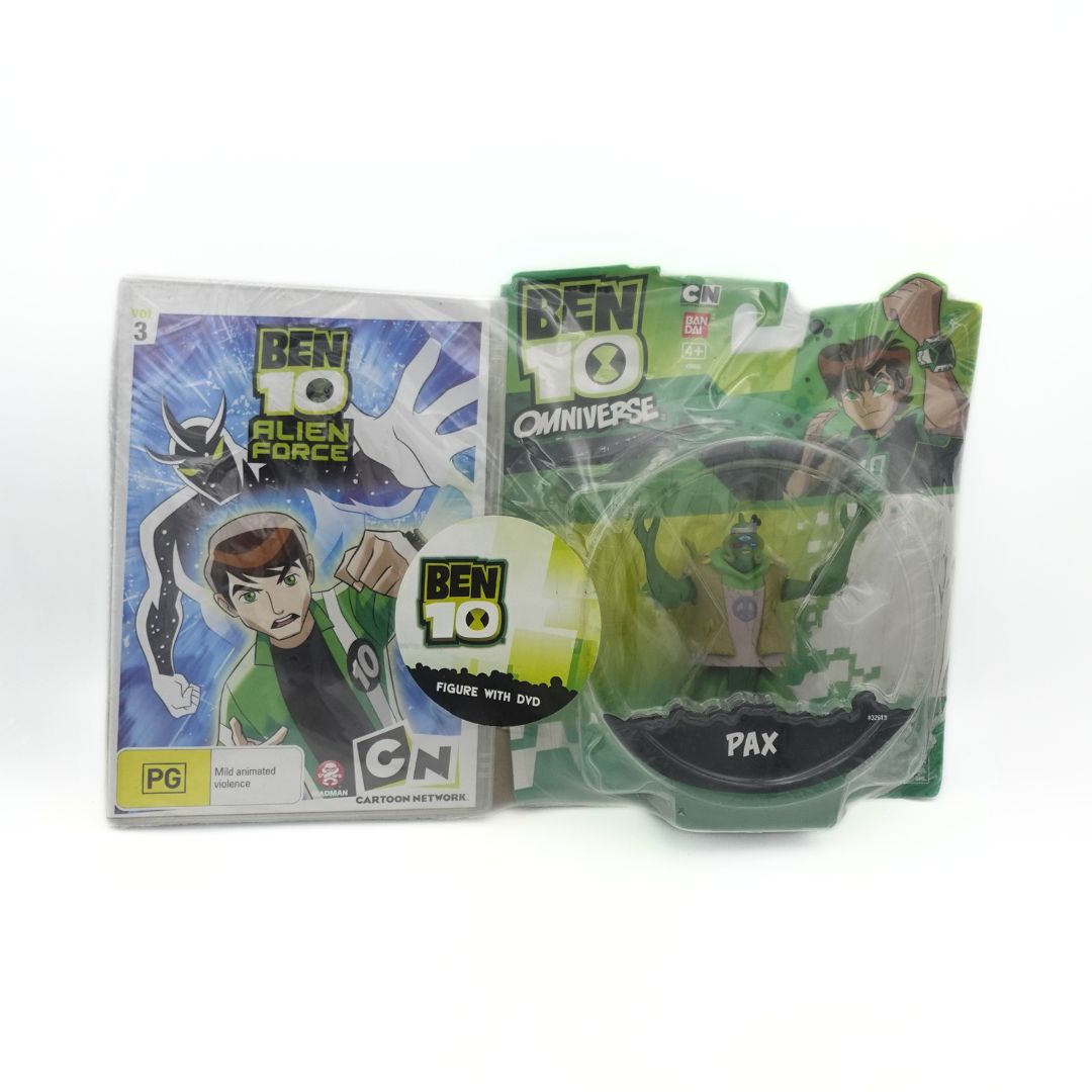 Ben 10 Alien Force Vol. 3 DVD with Pax Figure