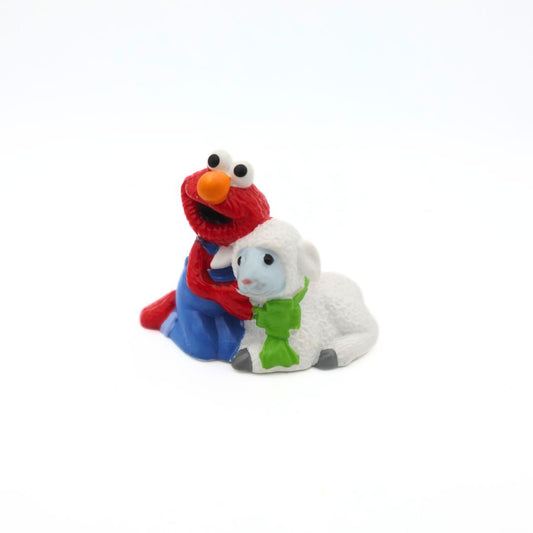 1993 Elmo and Sheep PVC Figure