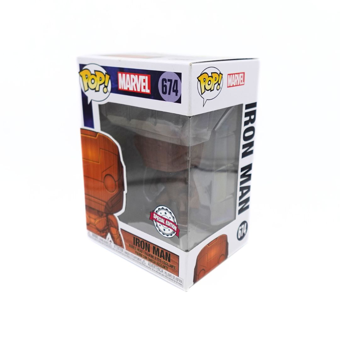 Iron Man 674 Special Wood-Look Edition Funko Pop