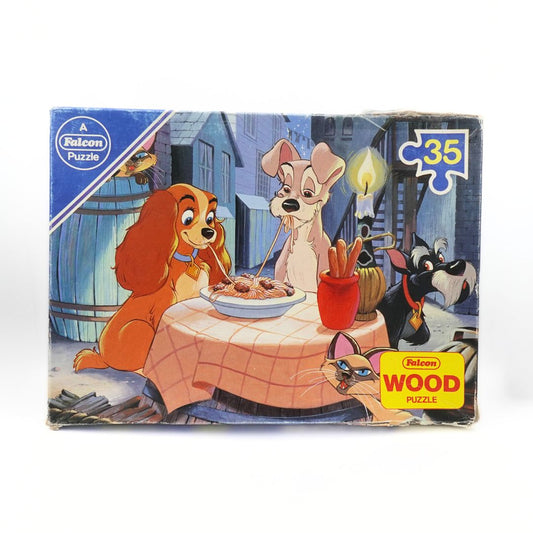 Vintage Falcon Lady and the Tramp Puzzle