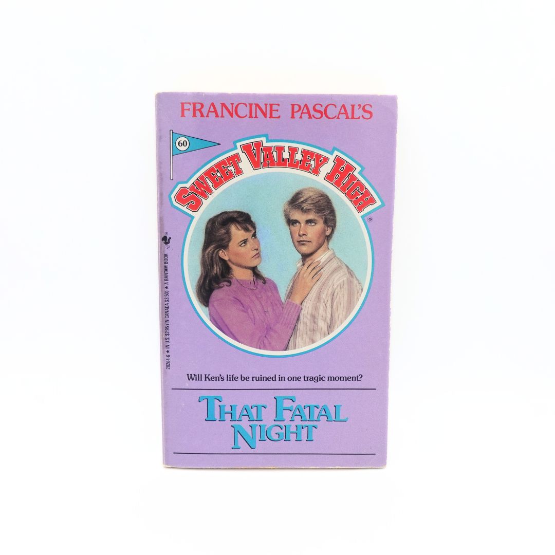 1989 Sweet Valley High That Fateful Night Book