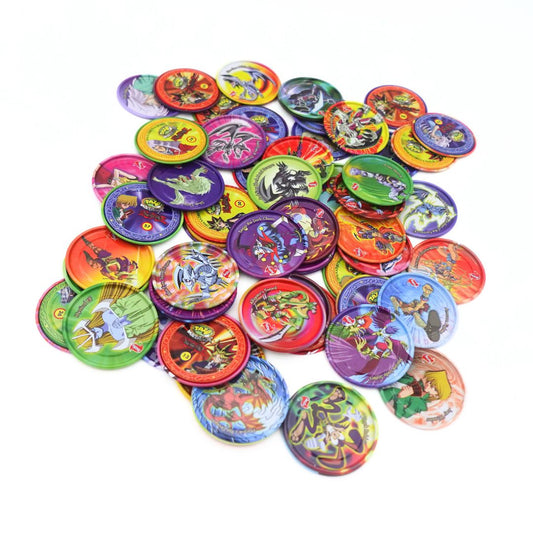 2004 Complete Tazos Metalix Yu-Gi-Oh 1 to 61