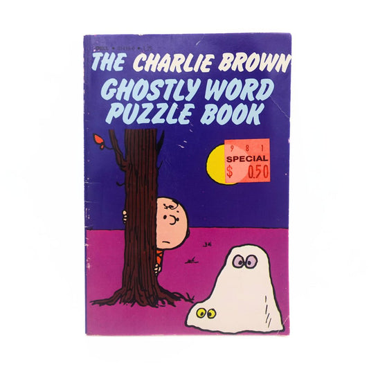 1979 The Charlie Brown Ghostly Word Puzzle Book