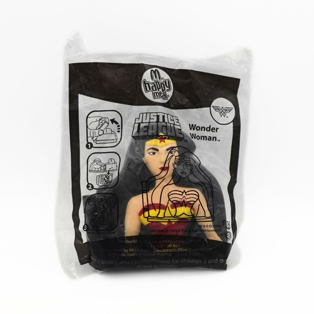 2009 McDonalds Justice League Unlimited Wonder Woman Scissor Paper Rock