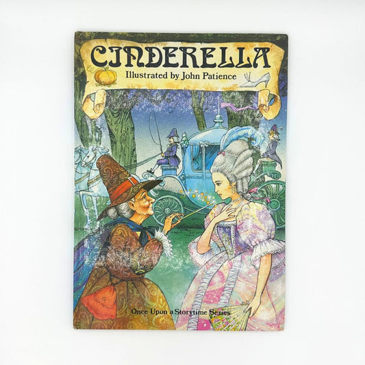 1988 Cinderella Book Illustrated by John Patience