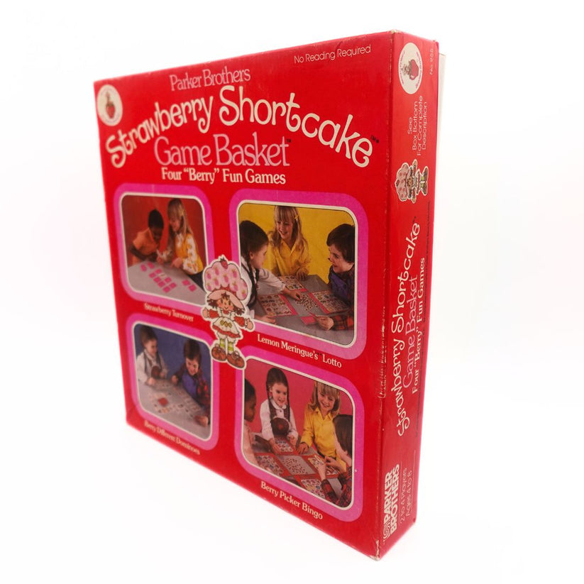 Shortbread Games 1981 Strawberry Shortcake Game Basket – Natsukashii Retro