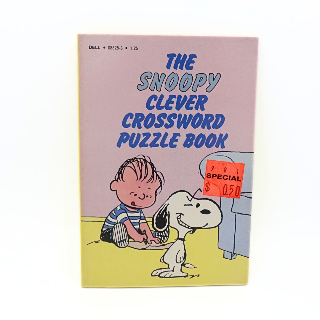 1979 The Snoopy Clever Crossword Puzzle Book Natsukashii Retro