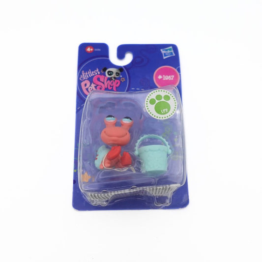 2010 Littlest Pet Shop #1867 Hermit Crab and Bucket