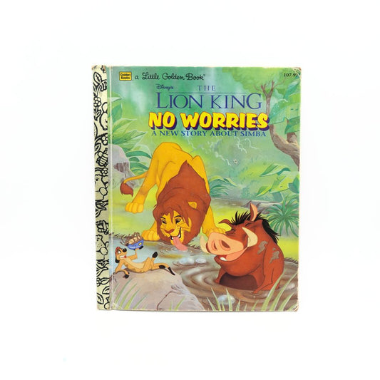 1995 Little Golden Book The Lion King No Worries