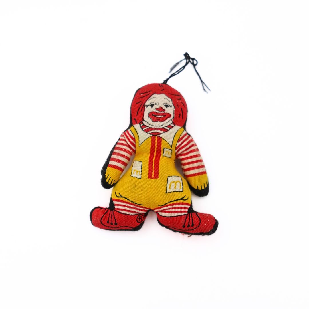 1970s Ronald McDonald Woven Ornament
