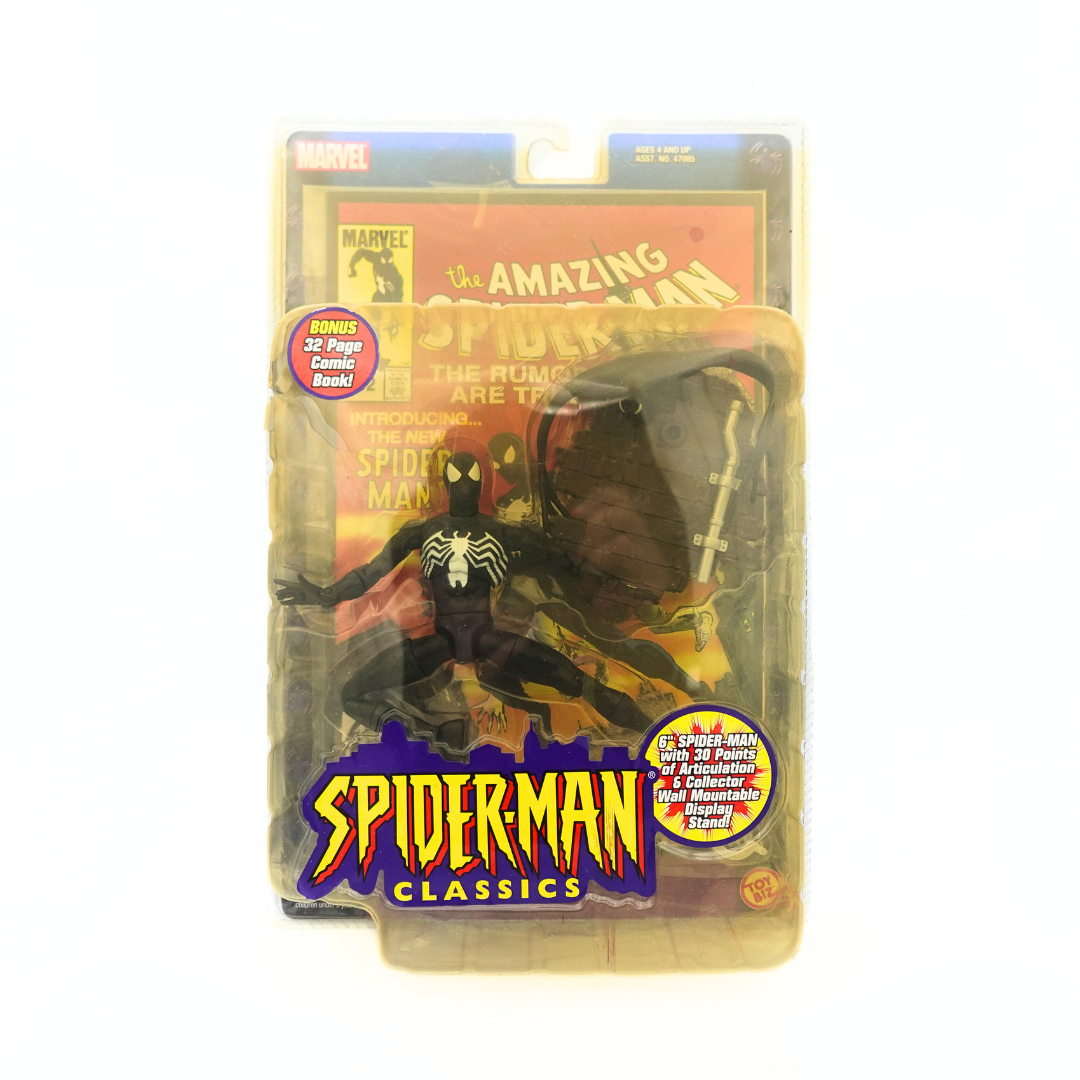 2000 The Amazing Spiderman Spider-Man Classics Figure (Black Costume)