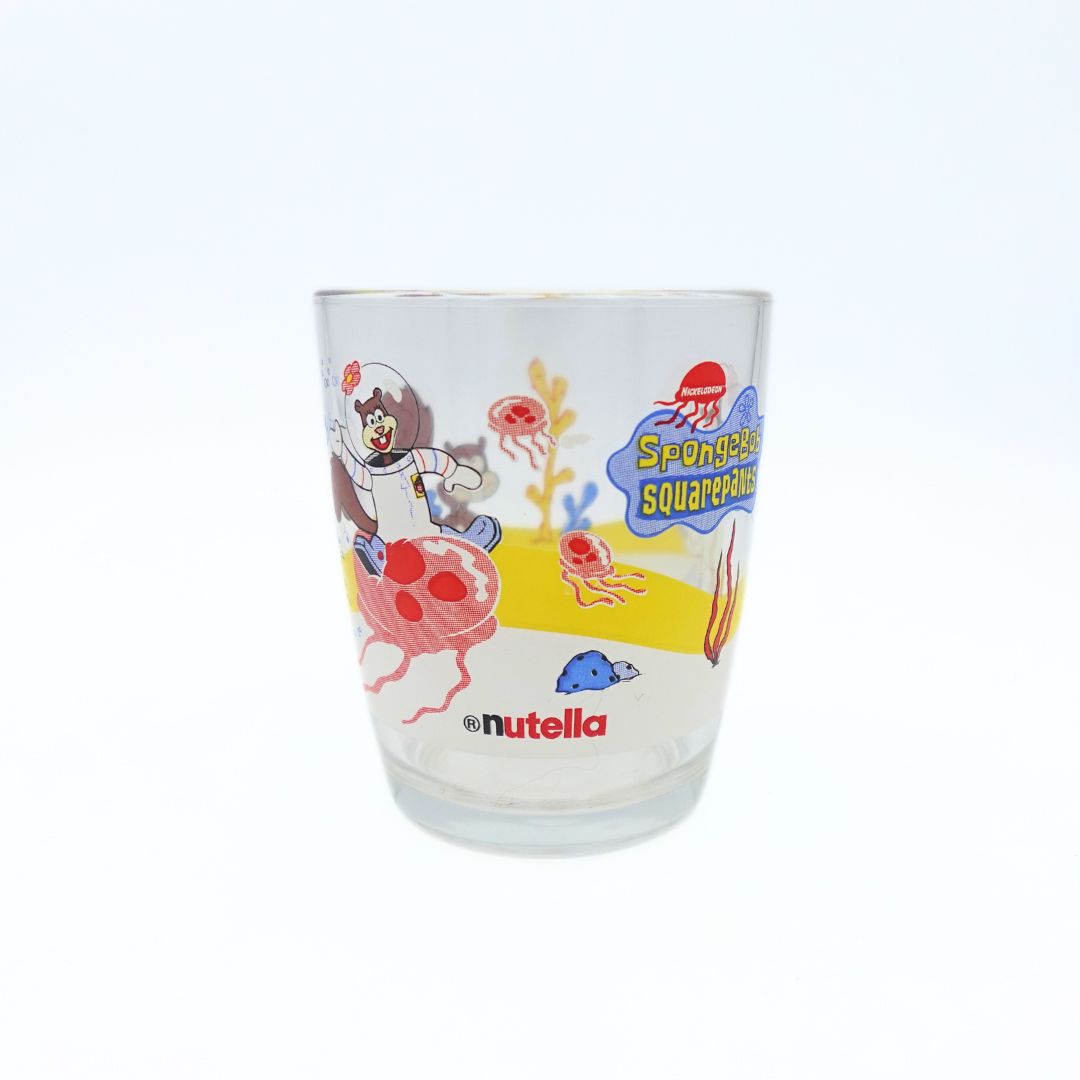 2005 Nutella Sandy Cheeks Spongebob Glass