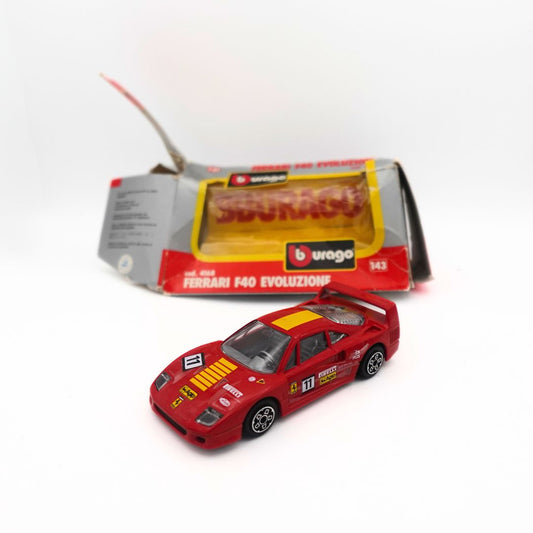 Diecast Burago Ferarri F40 Evoluzione 1/43 Scale