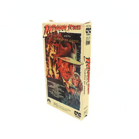 1990 Indiana Jones and the Temple of Doom VHS