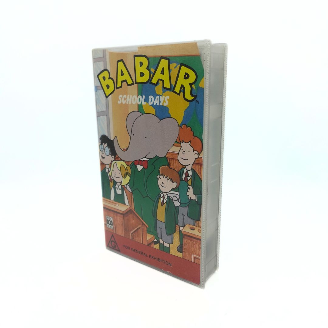 1993 Babar School Days VHS