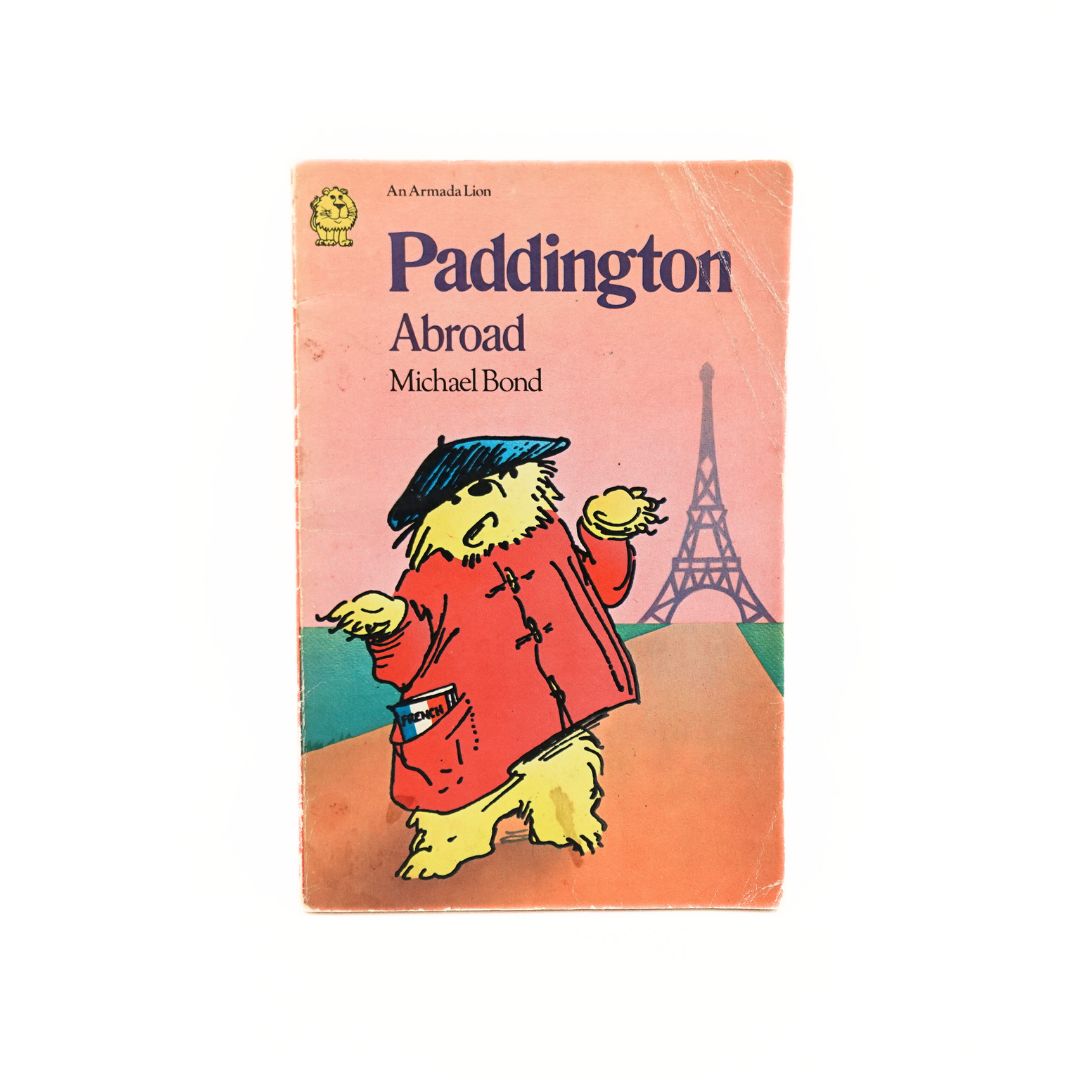 Front cover of a 1976 paperback edition of Paddington Abroad