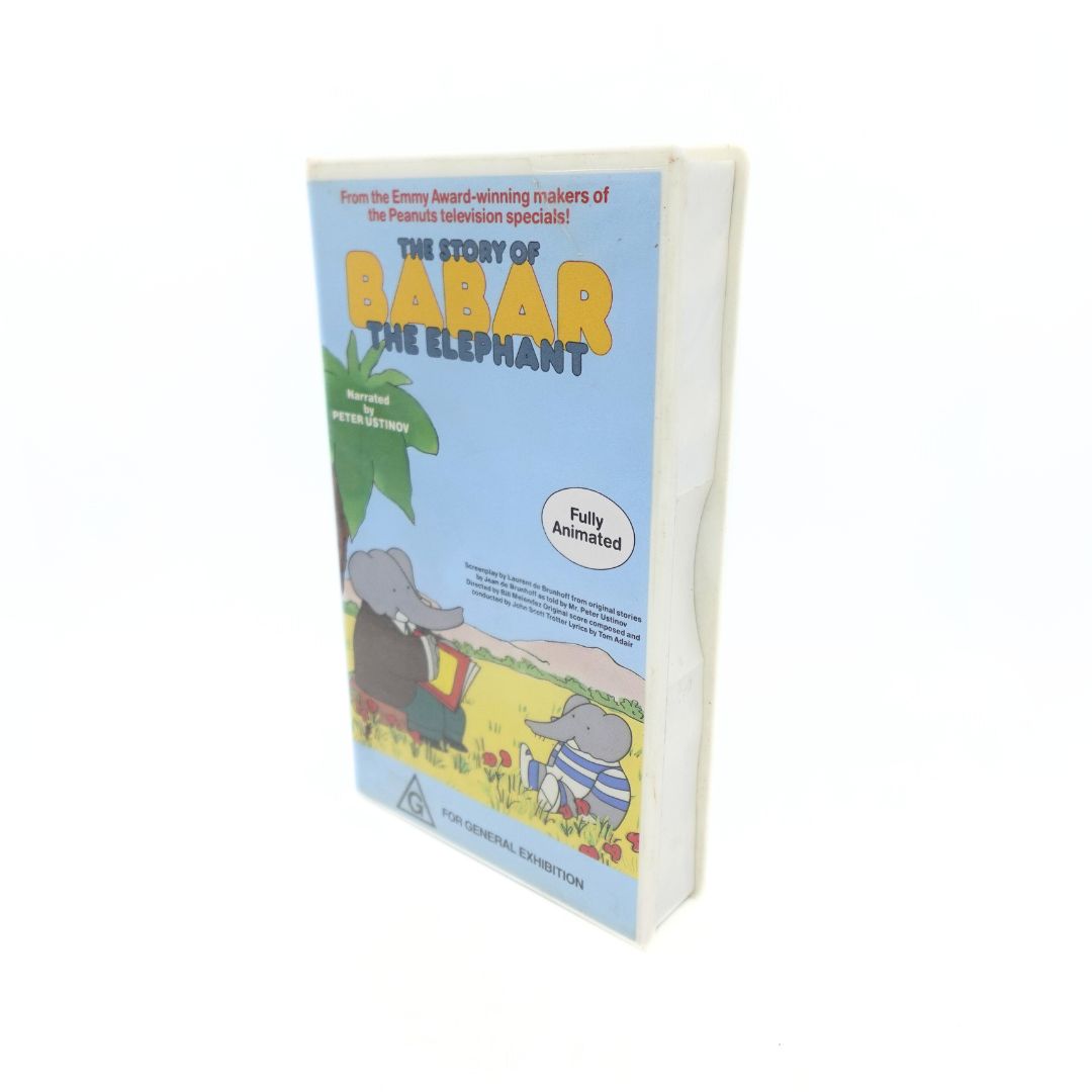 The Story of Babar the Elephant VHS Tape