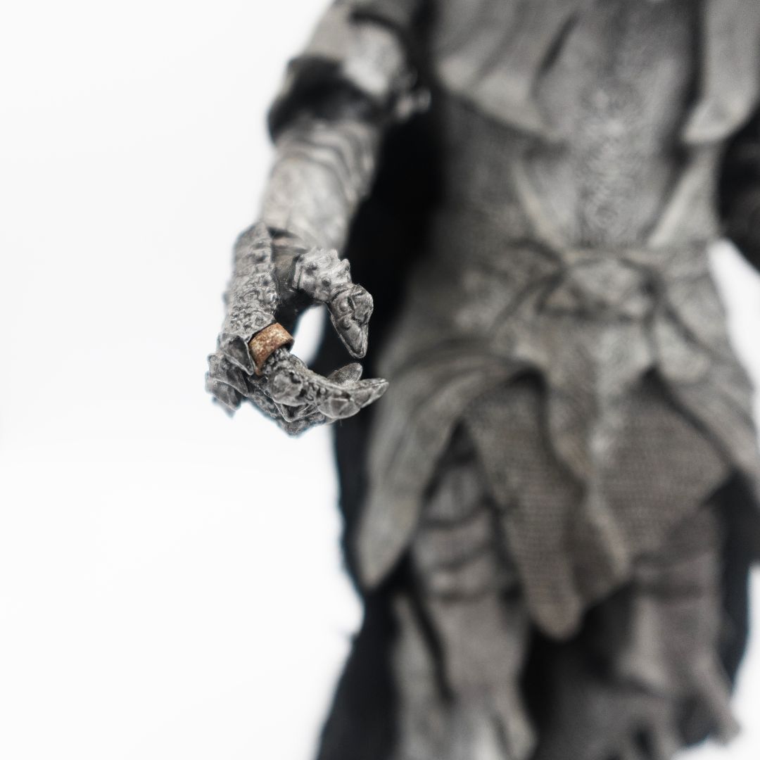 Close up of the ring on the 2002 Lord of the Rings Sauron figure