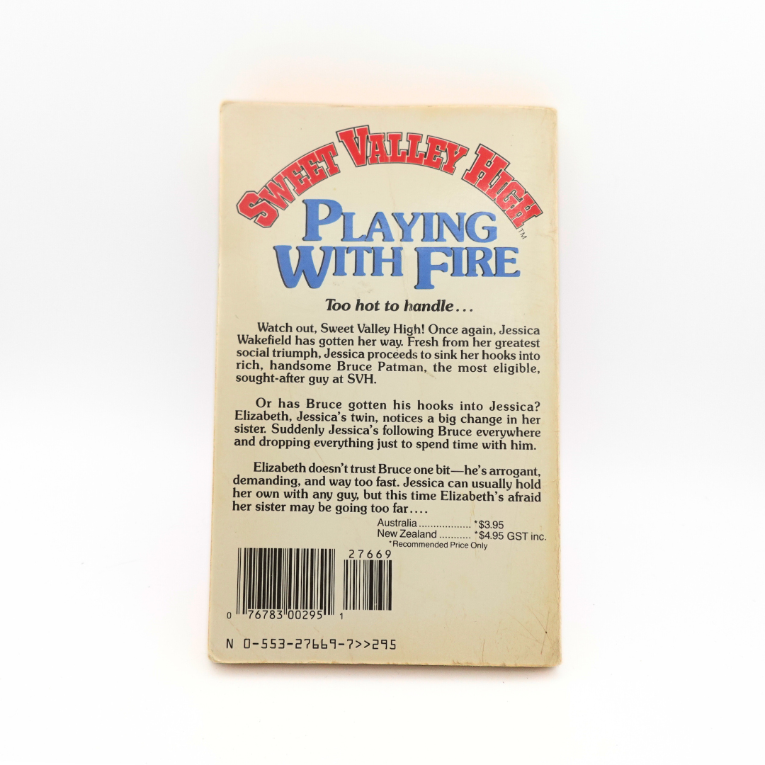 1988 Sweet Valley High Playing With Fire