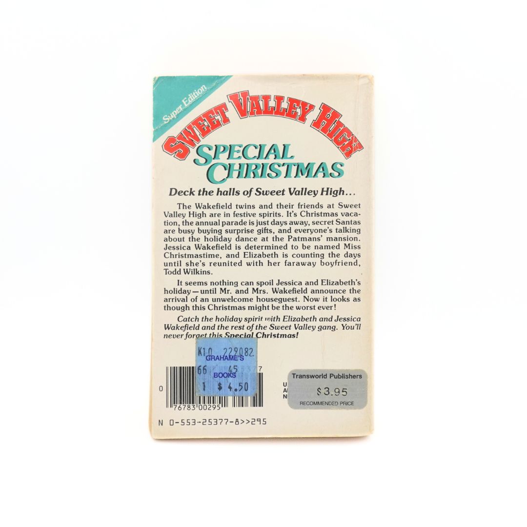 1985 Sweet Valley High Super Edition Special Christmas