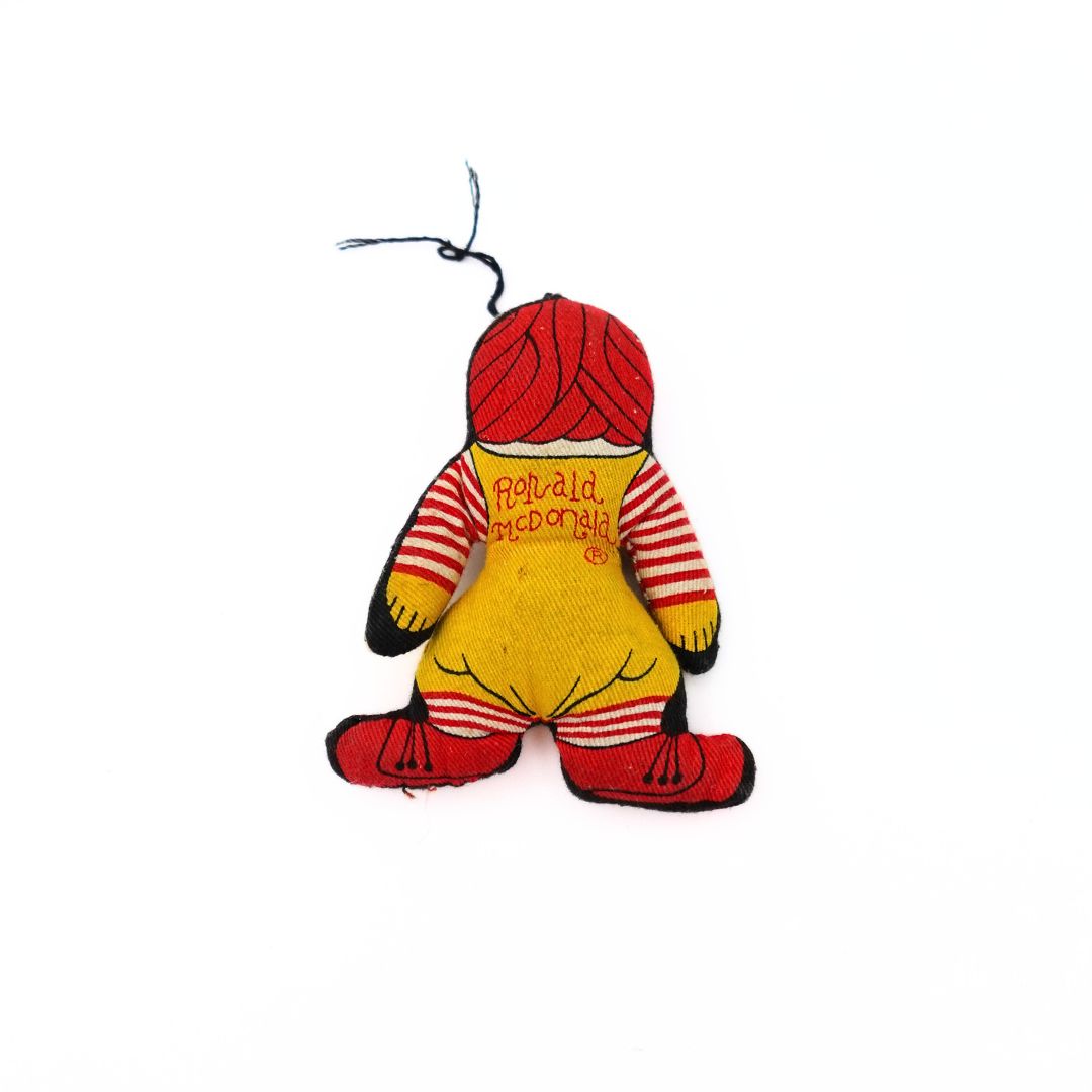 1970s Ronald McDonald Woven Ornament