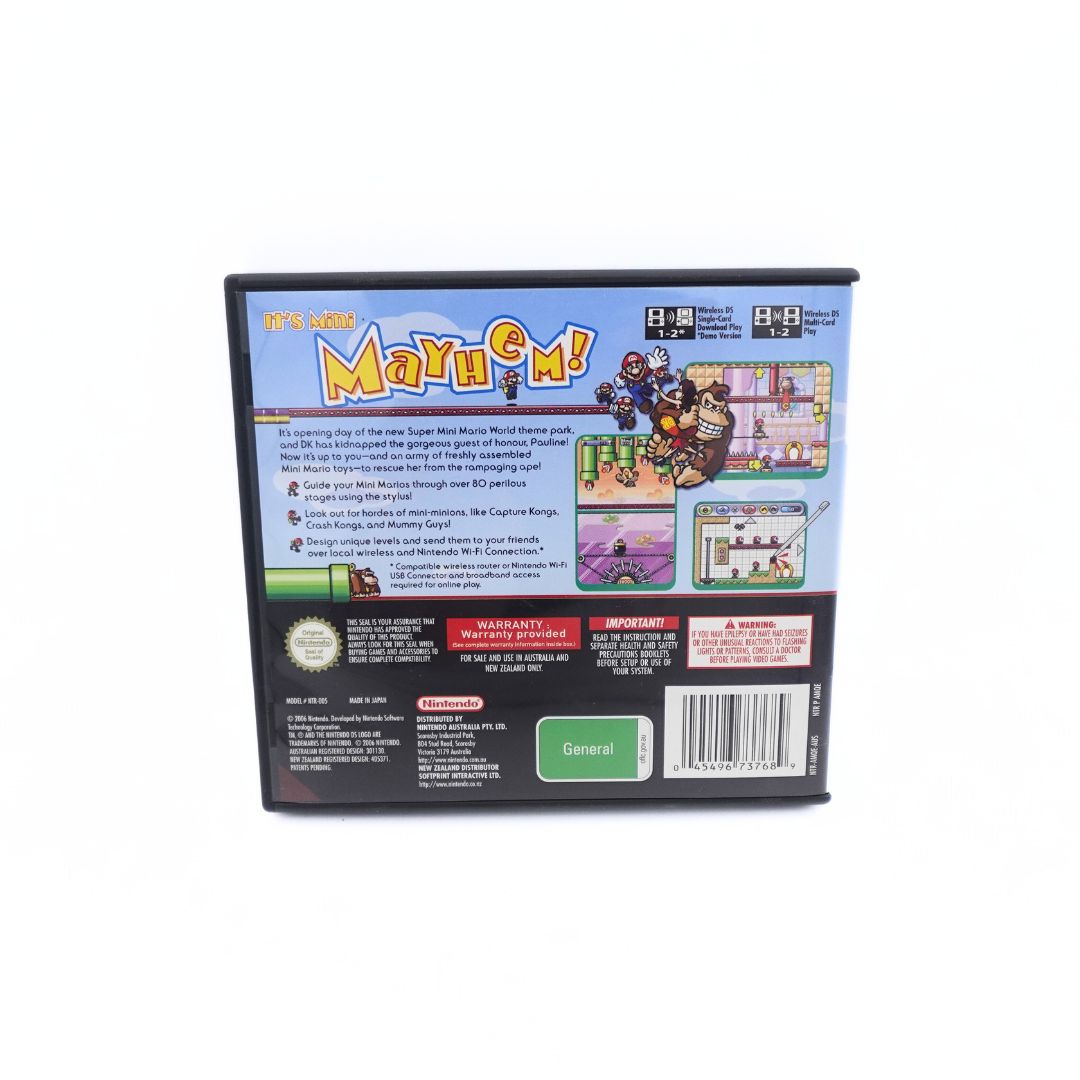 2007 Nintendo DS Mario vs Donkey Kong 2 March of the Minis