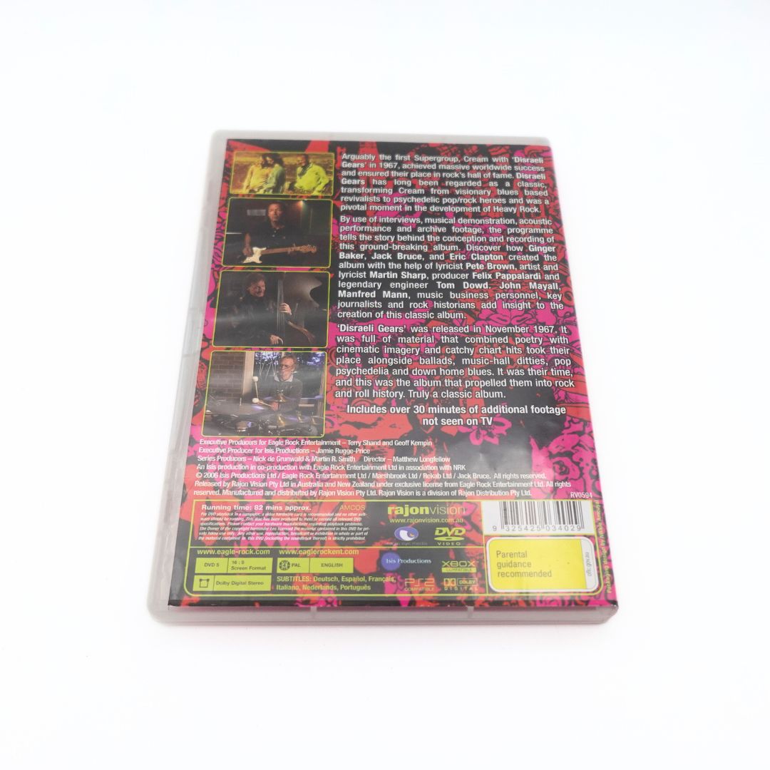 2006 Cream Disraeli Gears DVD